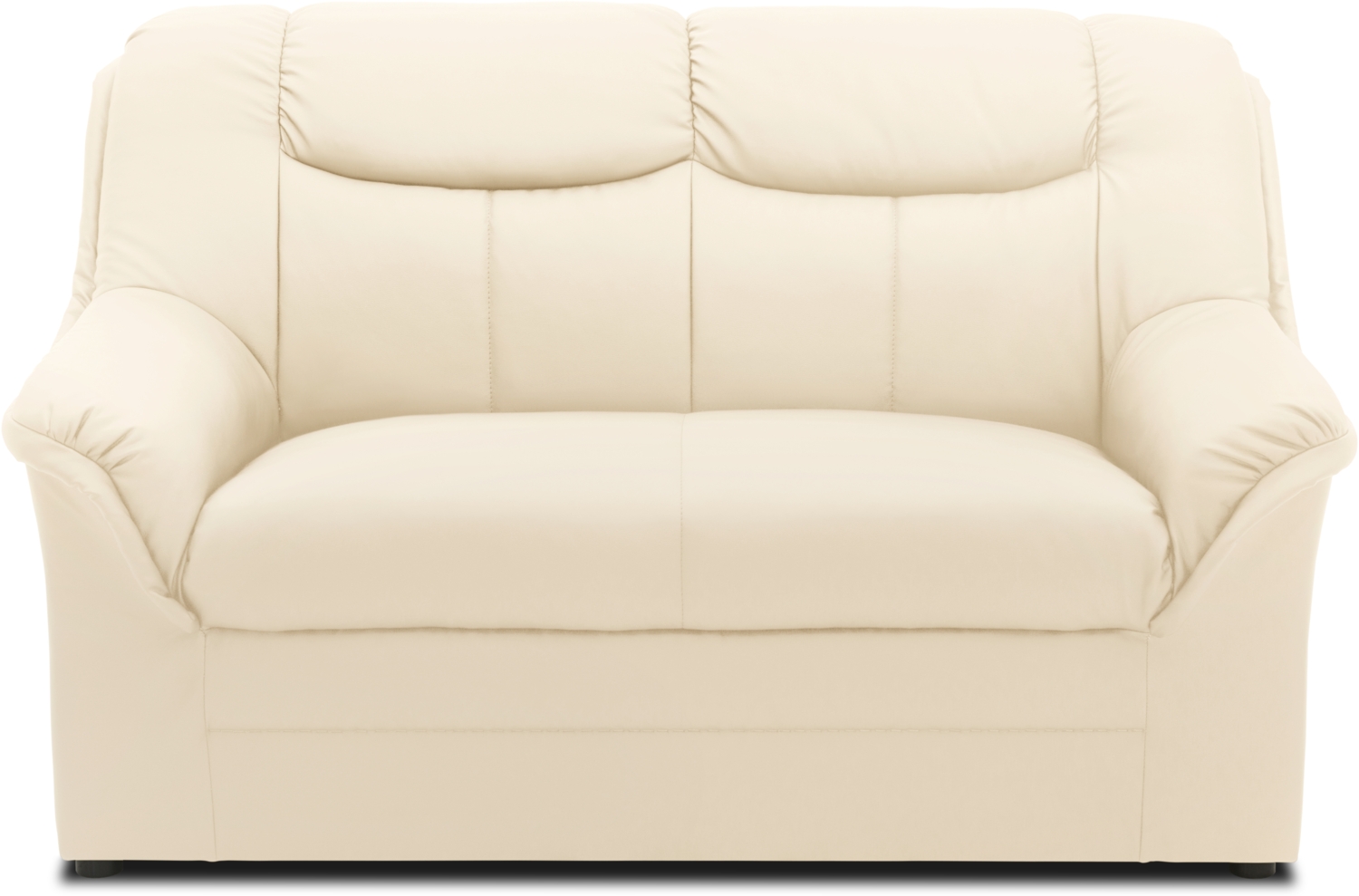 DOMO. collection Sofa Berlin FK, 2 Sitzer Couch mit Federkernpolsterung, 2er Polstermöbel 143 x 90 x 89 cm (BxTxH), beige Bild 1