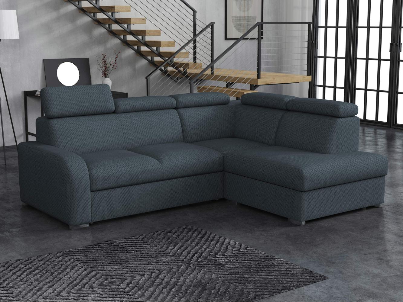 Ecksofa Apollo 2rRLXp mit Einstellbare Kopfstützen (Farbe: Crown 15, Seite: Rechts 2R+R+LXP) Bild 1