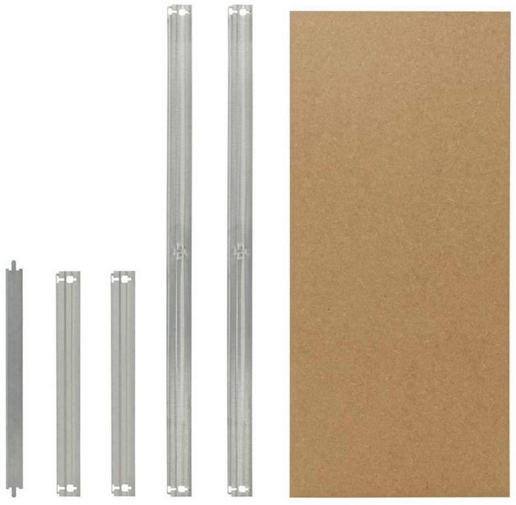 shelfplaza HOME 80x40 cm Fachboden-Set in grau-verzinkt für HOME Schwerlastregale mit 175 kg Traglast pro Boden Bild 1