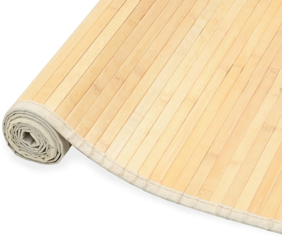 vidaXL Teppich Bambus 80x300 cm Natur 247199 Bild 1