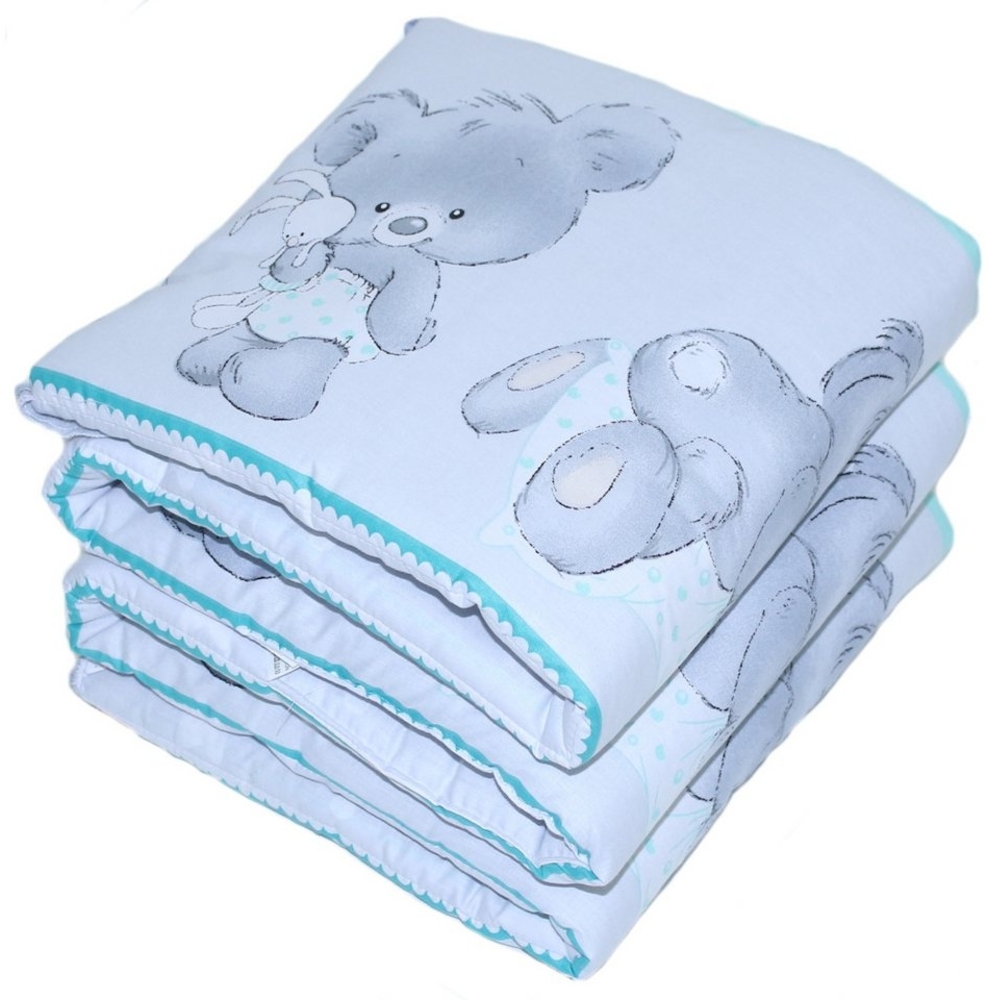 Primawela Bettnestchen 190cm Bettumrandung Babybett Baby Kinder Nest Kopfumrandung Kopfschutz Bild 1