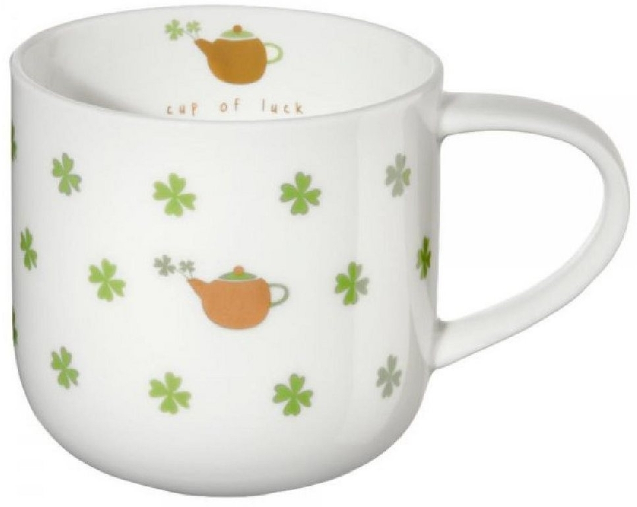 Asa Henkelbecher Coppa Happy Mug cup of luck Grün (400ml) 19466014 Bild 1