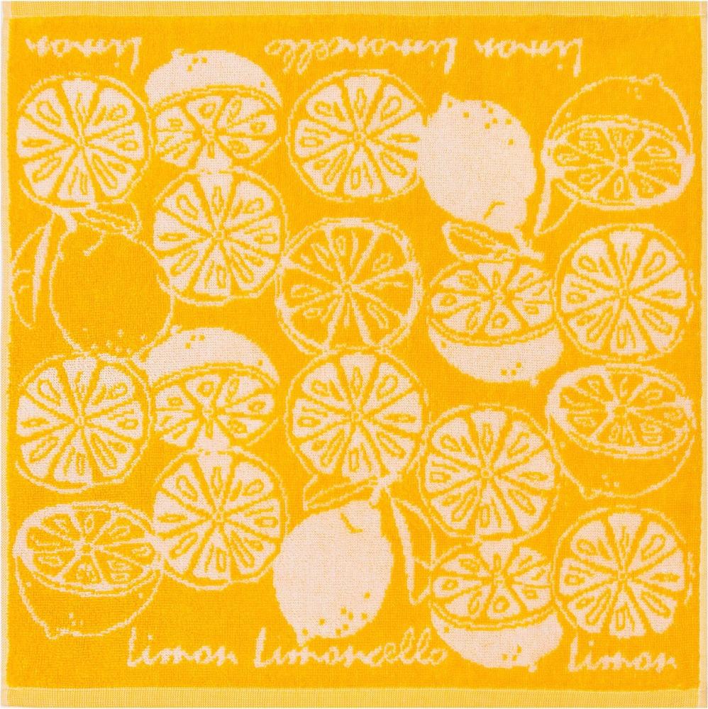 Kracht Küchen Textilien Limoncello|Frottier Küchentuch 50x50 cm gelb 3er Pack Bild 1