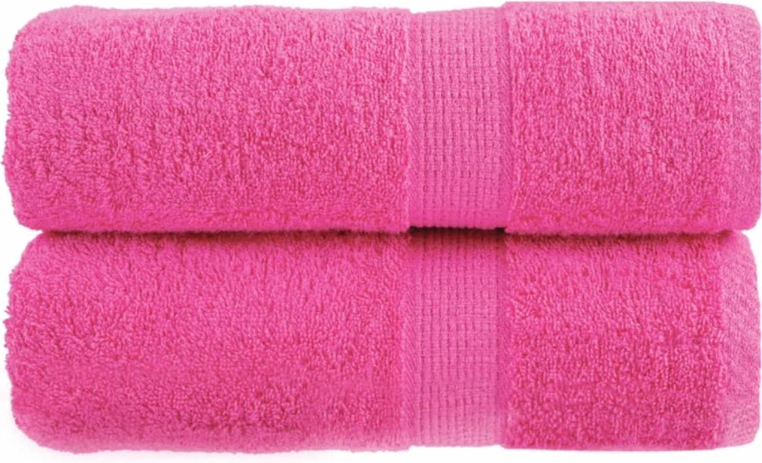 vidaXL Premium-Seiftücher SOLUND 2 Stk. Rosa 30x30 cm 600 g/m² 137515 Bild 1