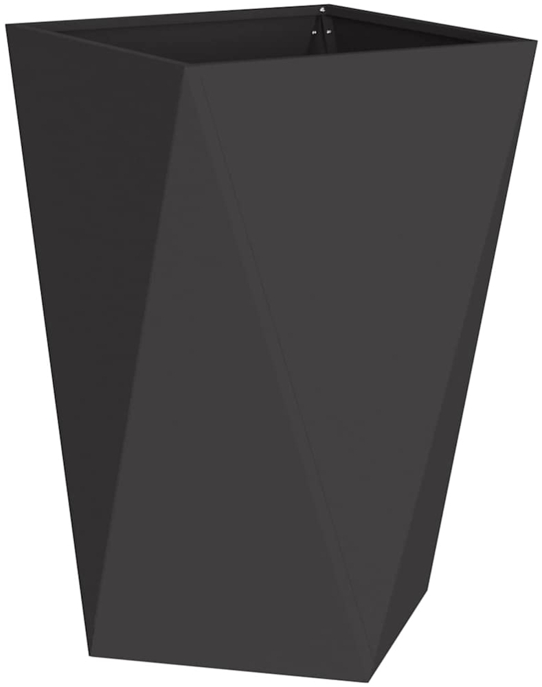 vidaXL Pflanzkübel Schwarz 50 x 50 x 75 cm Stahl 883794 Bild 1