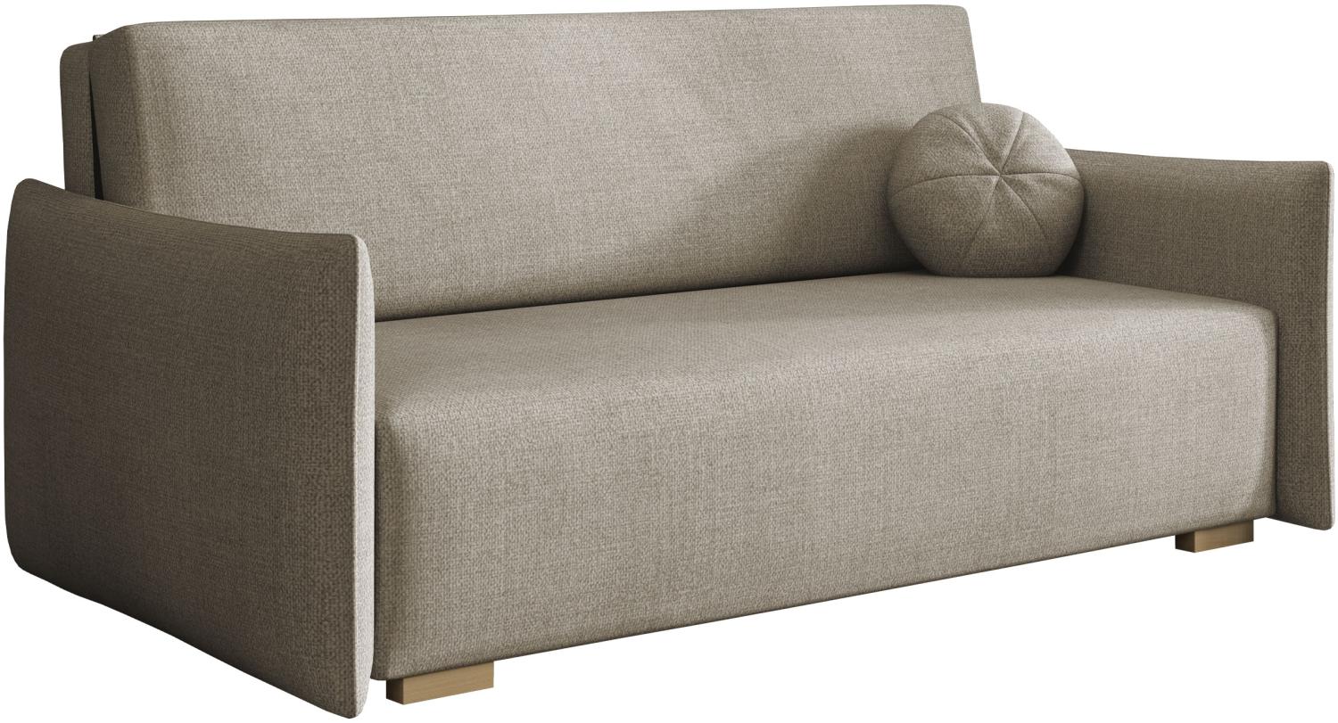 Sofa Viva Glov IV mit Schlaffunktion, 3 Sitzer Schlafsofa mit Bettkasten (Farbe: Soul 03) Bild 1