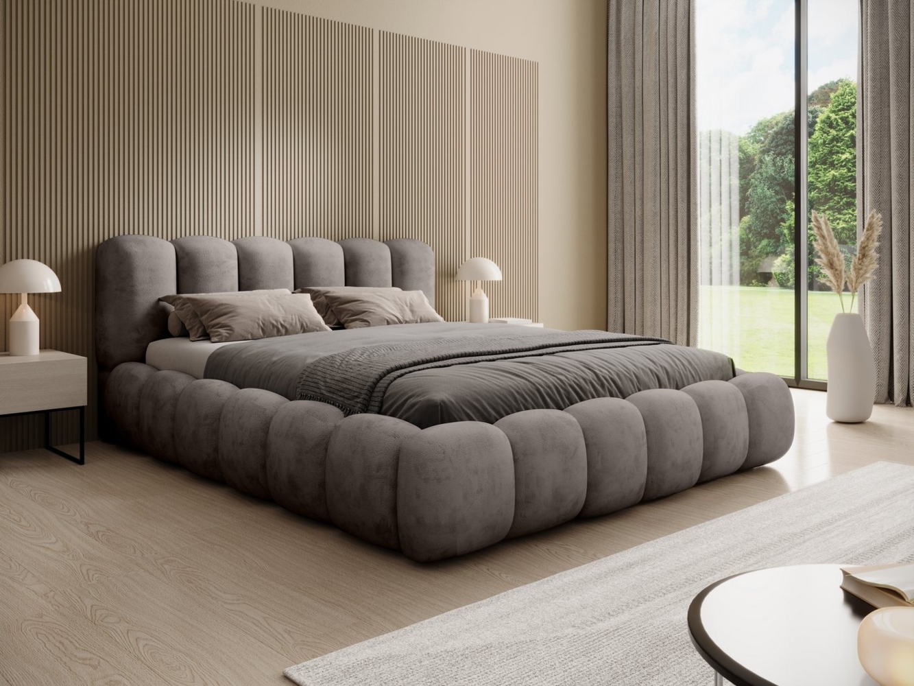 yourhouse24 Polsterbett Dallas mit Bettkasten und Lattenrost Bild 1