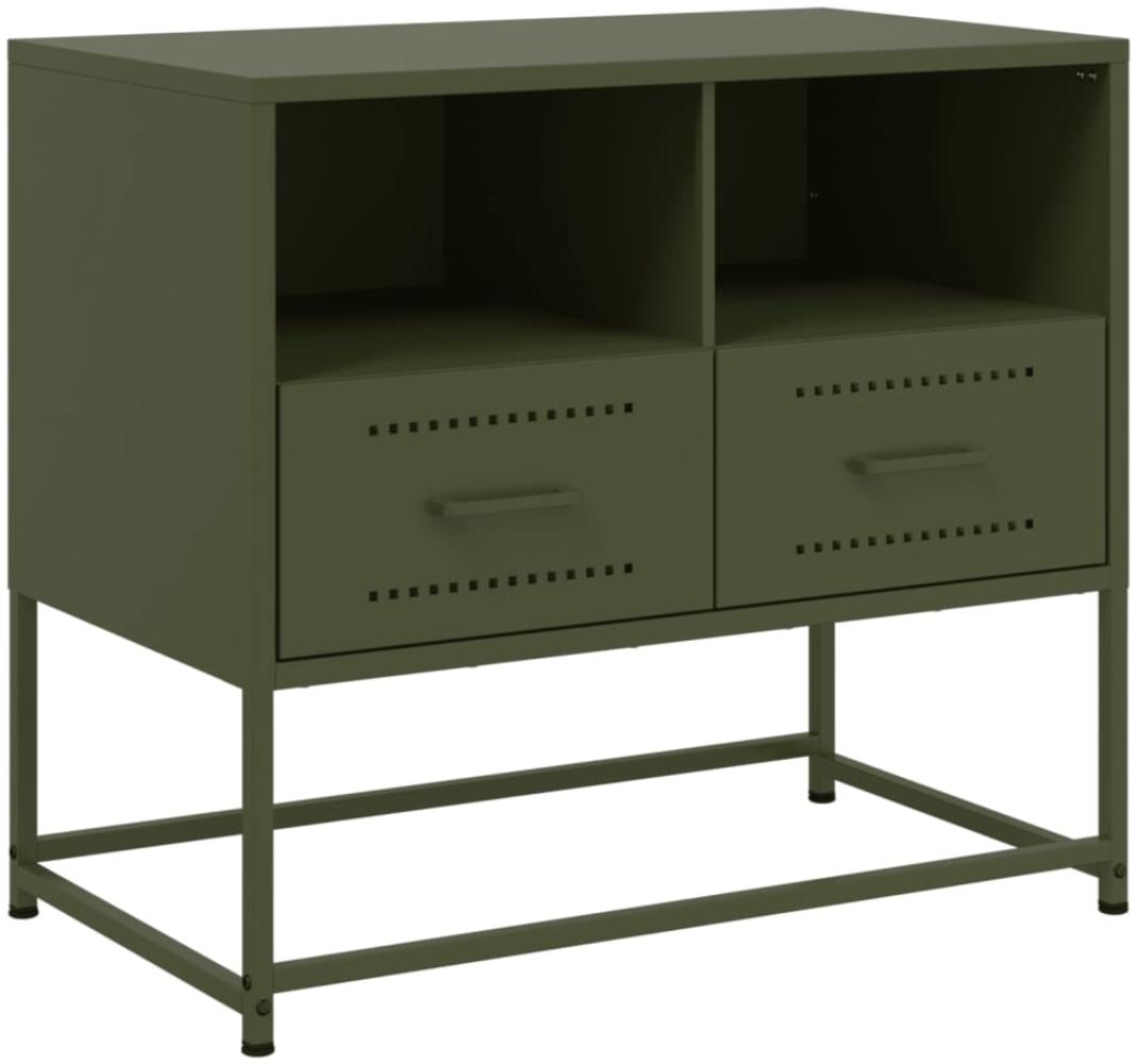 vidaXL TV-Schrank Olivgrün 68x39x60,5 cm Stahl 846552 Bild 1