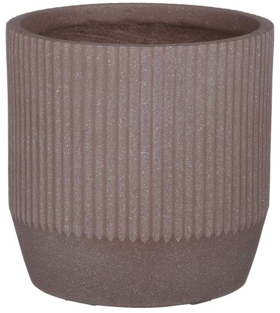 Edelmann Pflanztopf Nuovo Ø 24 x 24 cm taupe Bild 1