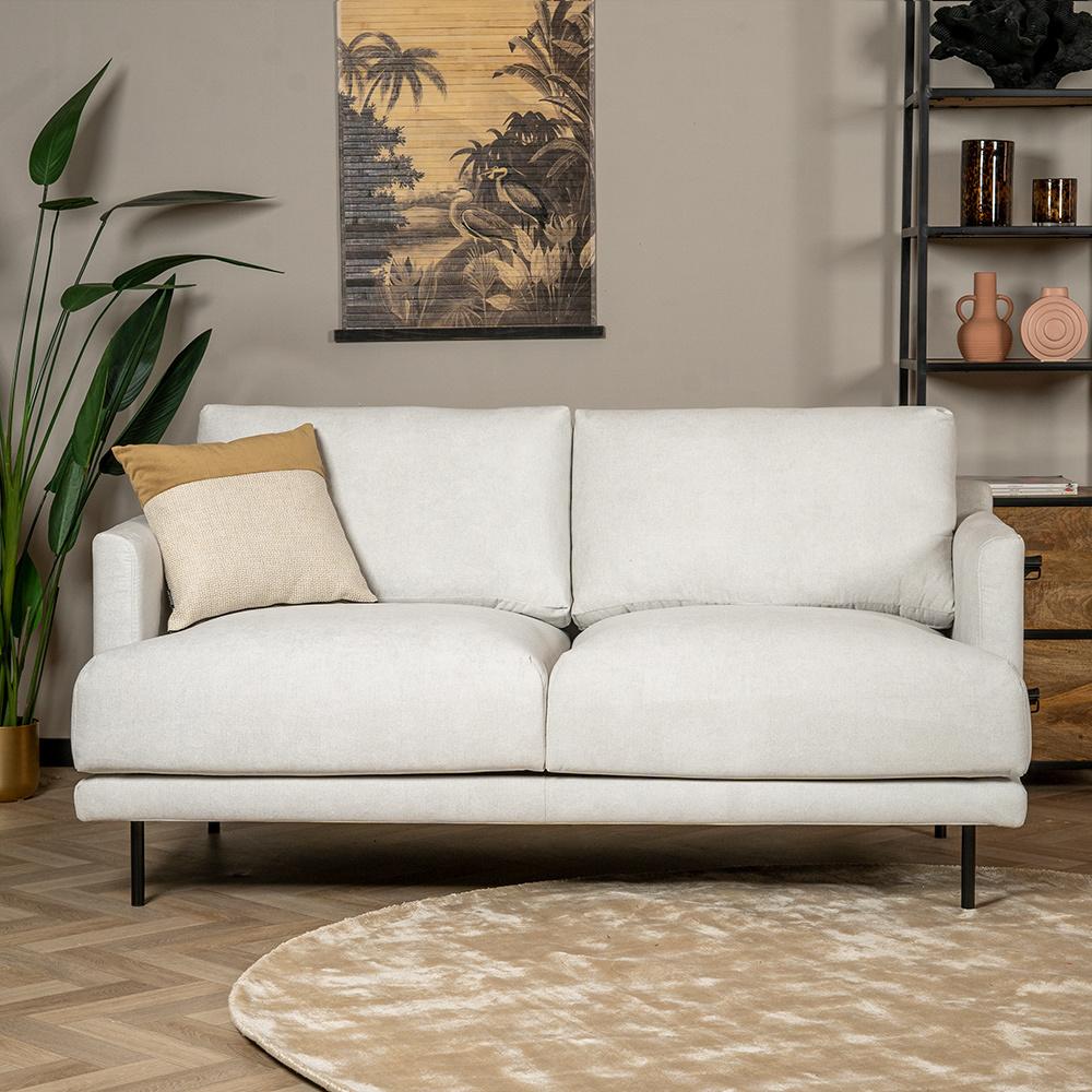 Bronx71 Sofa Denver 2,5-Sitzer Stoff meliert off white Bild 1