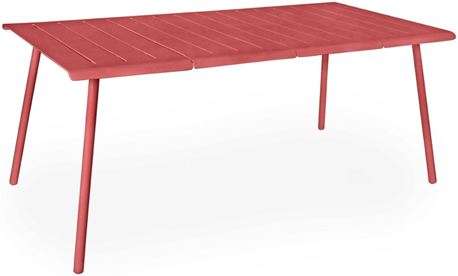 Vapio Outdoortisch Aluminium 180x90x74 cm Koralle Bild 1