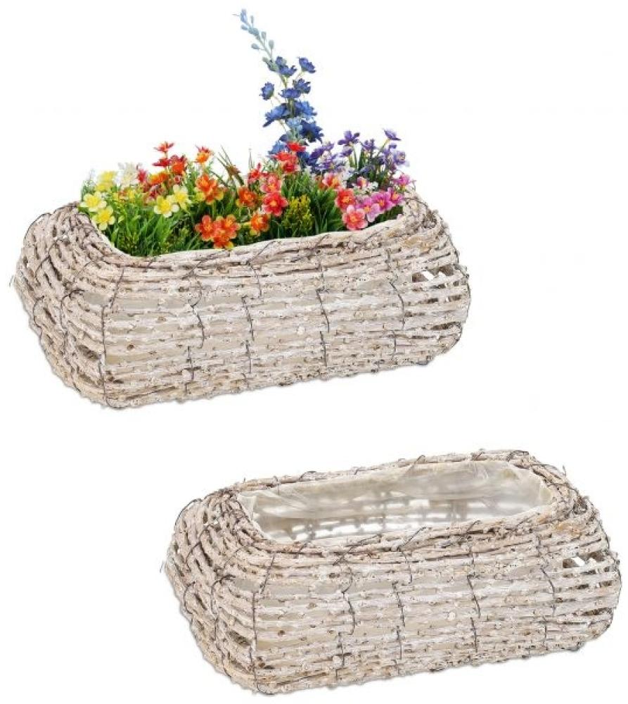 Geschwungener Blumentopf im 2er Set 10042575 Bild 1