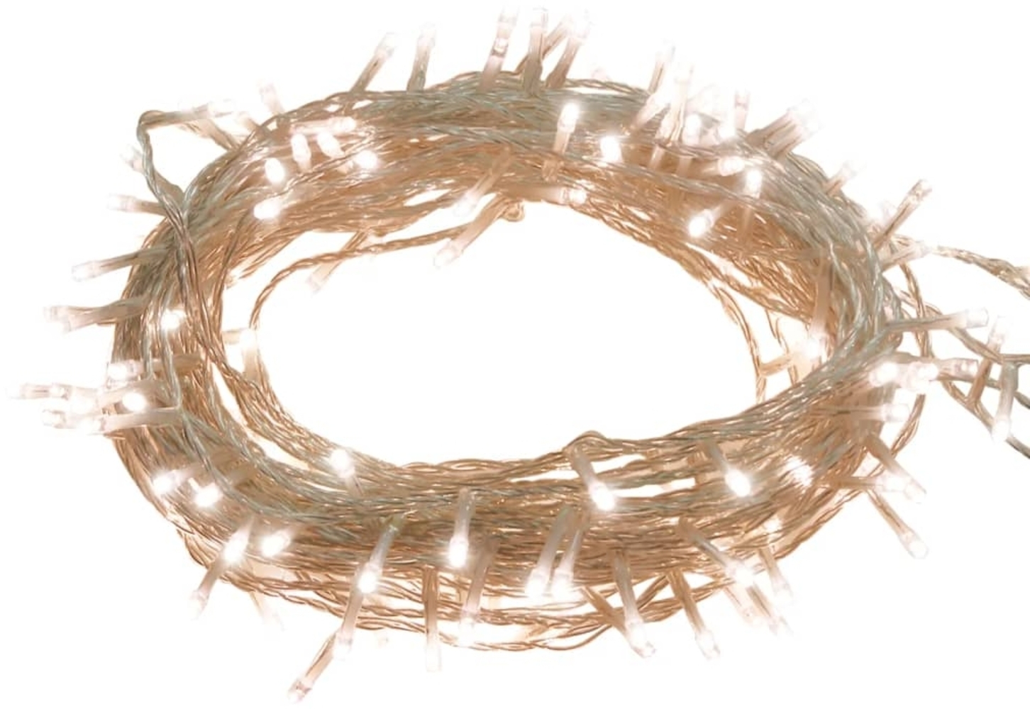 vidaXL LED-Lichterkette mit 300 LEDs Warmweiß 30 m PVC 343229 Bild 1