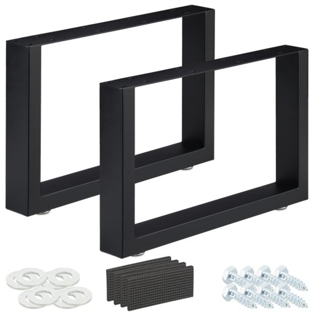 2er Set Tischkufen schwarz 10035421_1325 Bild 1