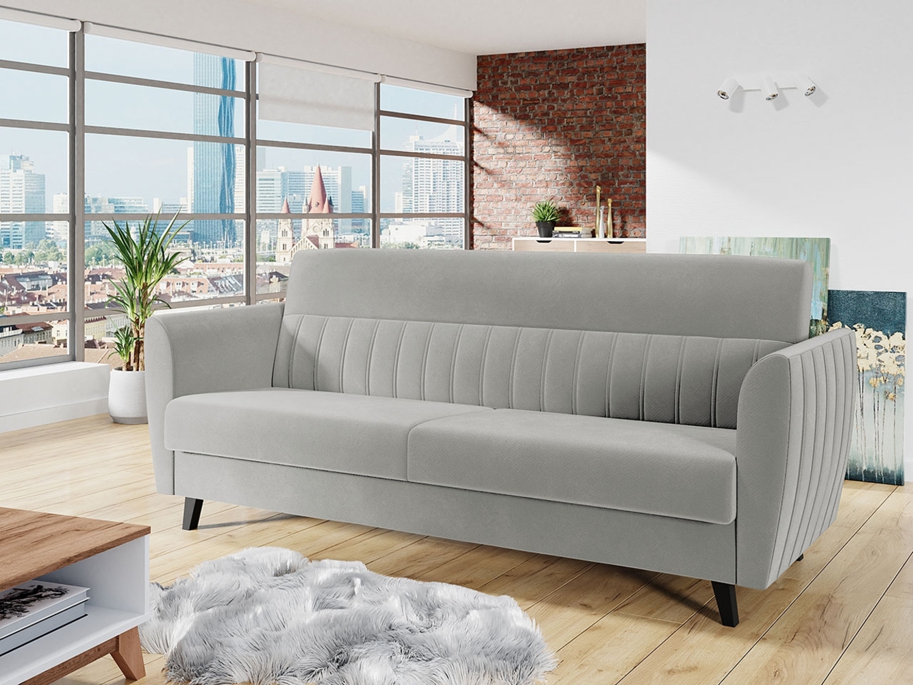 Schlafsofa Azaria III, Farbe: Paros 5 Bild 1