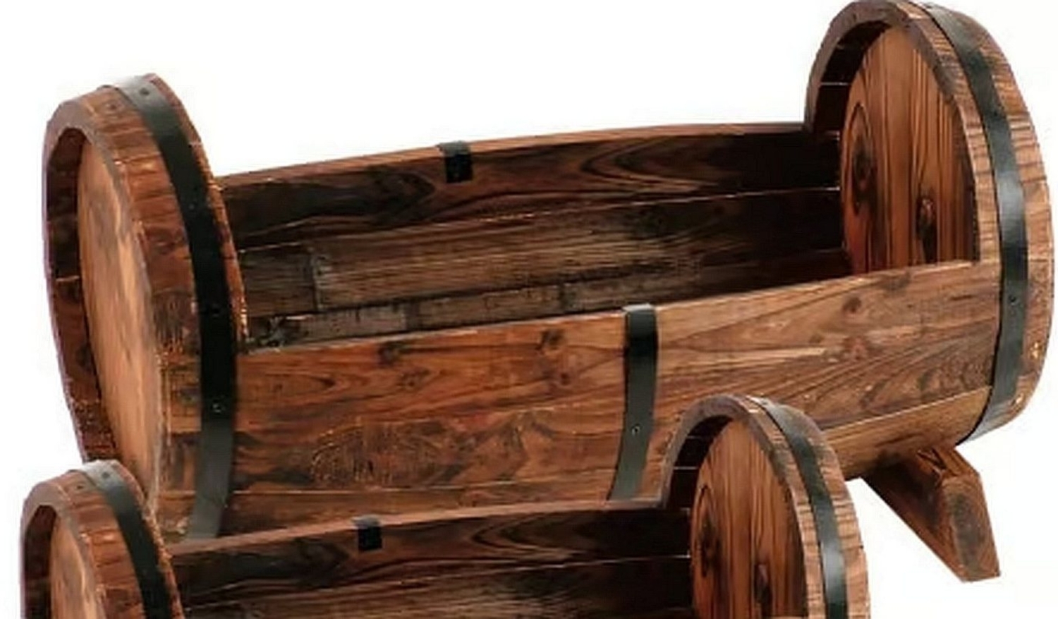 sesua Blumenkasten Holz Pflanzfässer massiv Blumentopf Pflanztopf Pflanzkasten Bild 1