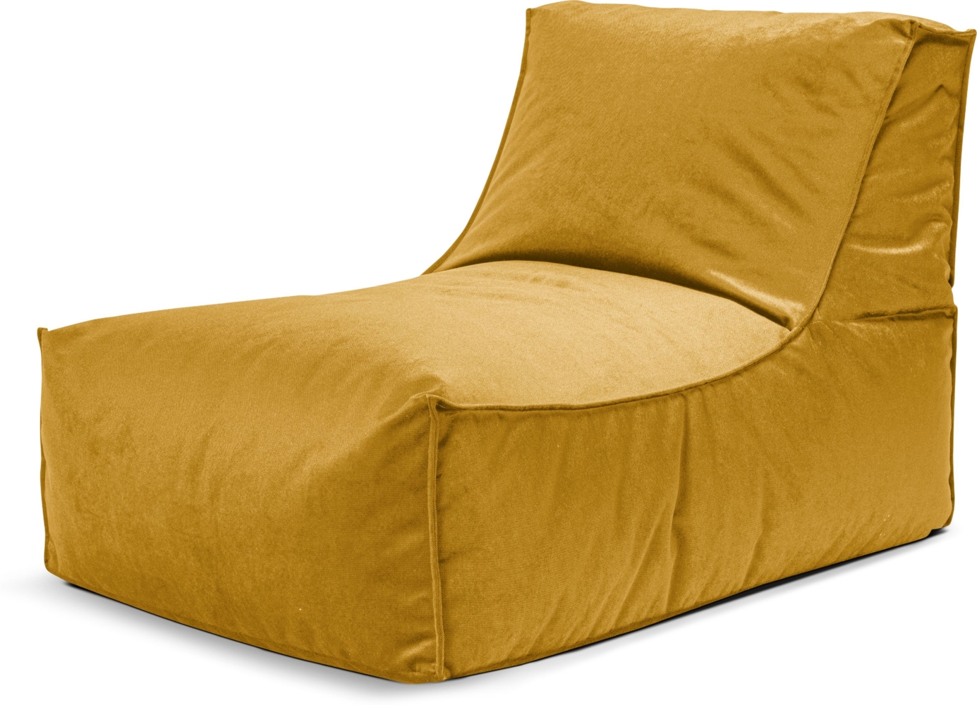 Sitting Point Sitzsack Marla Rock Samt senf Bild 1