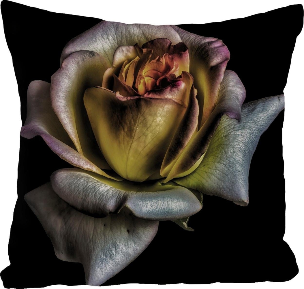 queence Dekokissen Blüte, Kissenhülle ohne Füllung, 1 Stück Bild 1