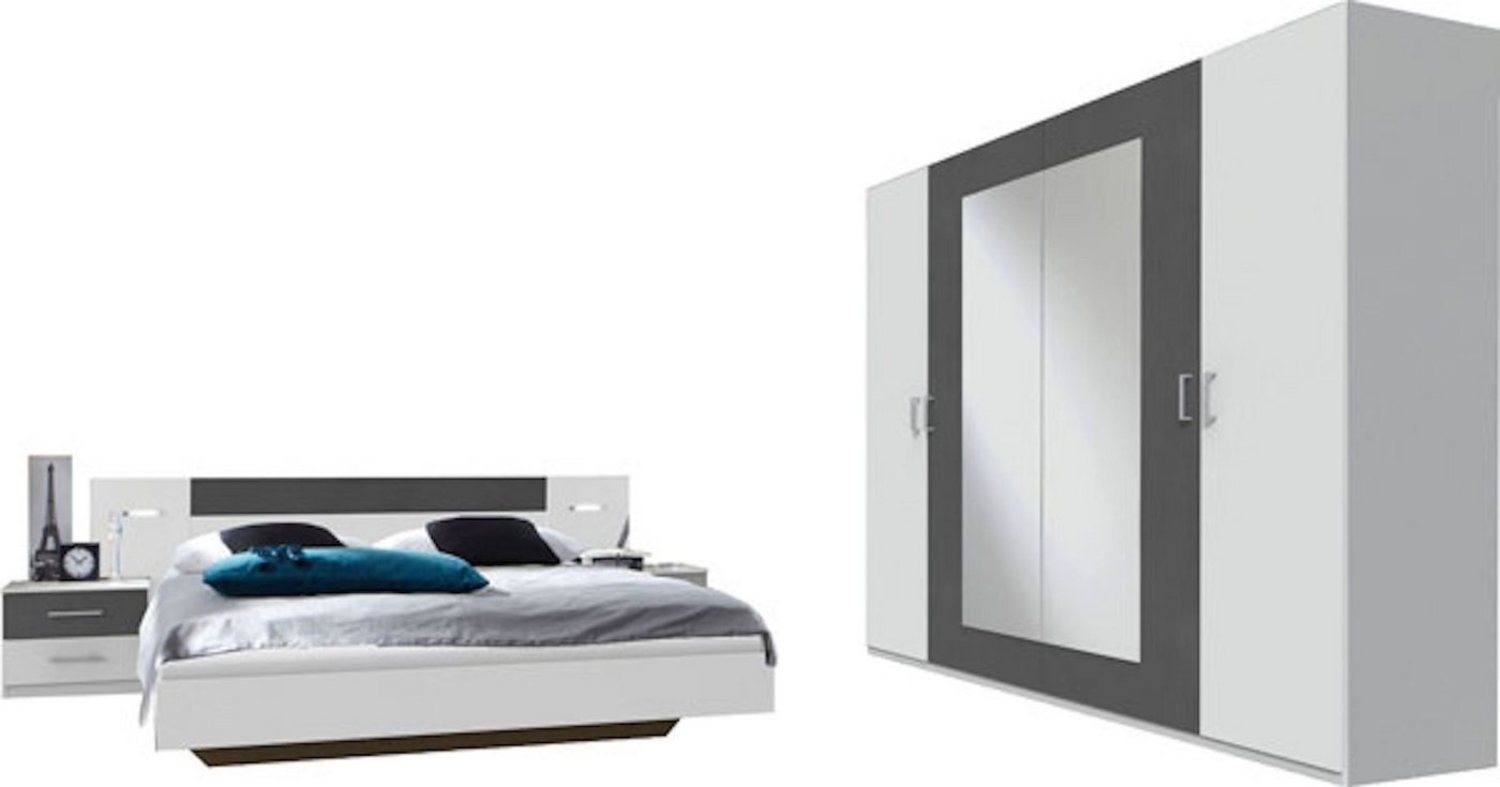 Schlafzimmer-Set Angie komplett 4-teilig Ausführung wählbar Bild 1