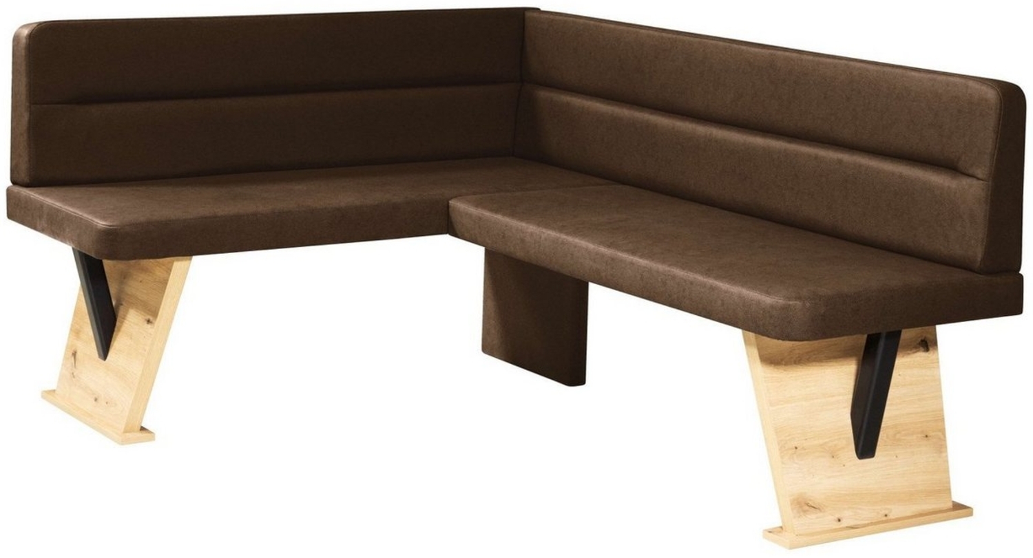 Home affaire Eckbank Laros, Bezug in verschiedenen Qualitäten und Farben Bild 1