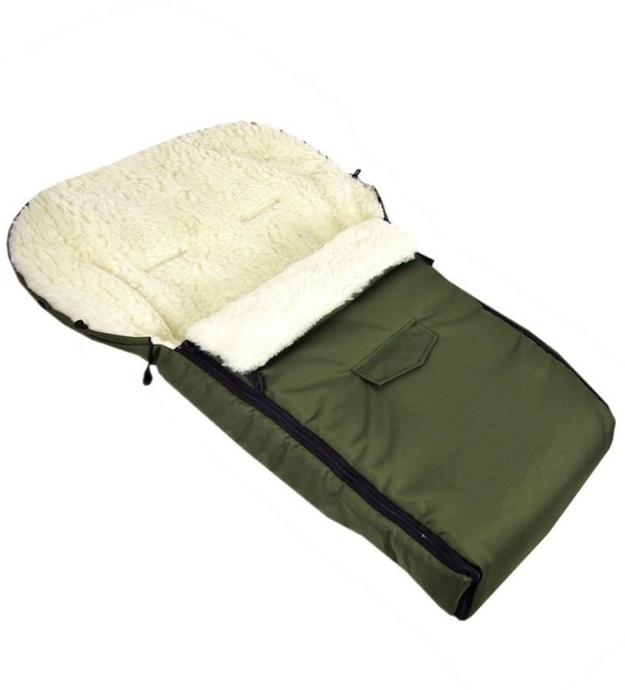 BambiniWelt by Rafael K. Fußsack Winterfußsack Babyfußsack Fußsack Kinderwagen Wolle universal 90cm, universal Bild 1