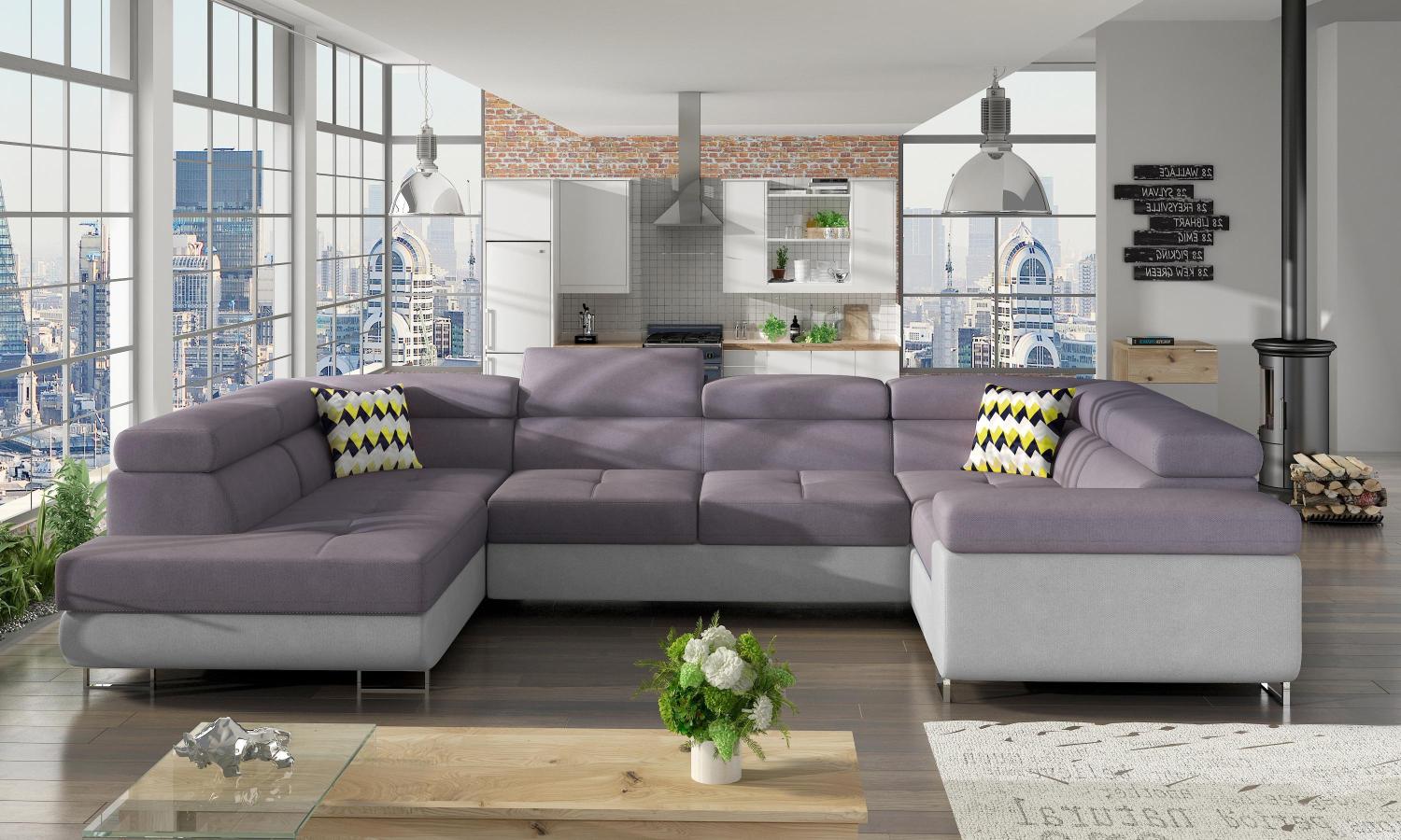 Wohnideebilder Letto Lila Ecksofas & Eckcouches Le_23 Bild 1