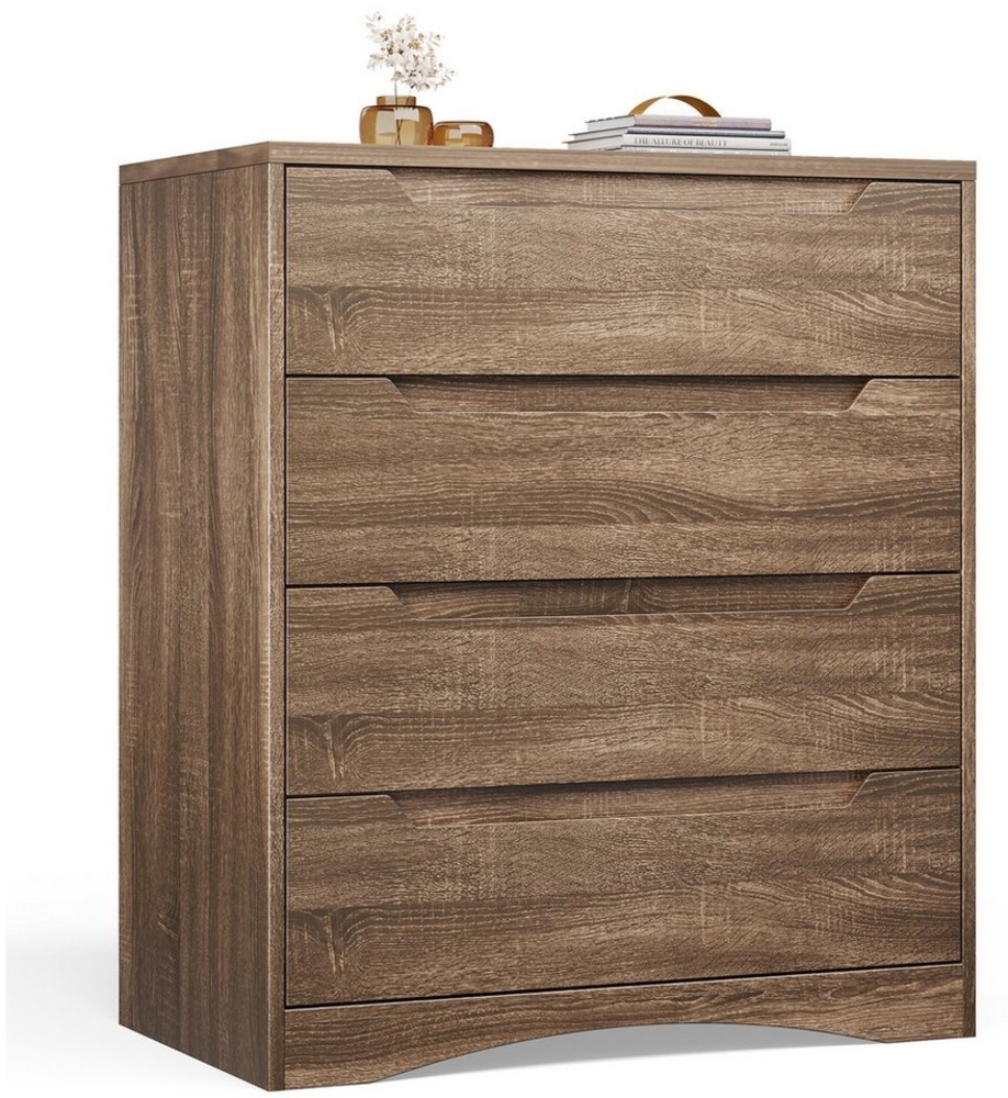 Bealife Kommode weiß, Kommode mit Schubladen, Schrank mit Schubladen, für Wohnzimmer Bild 1