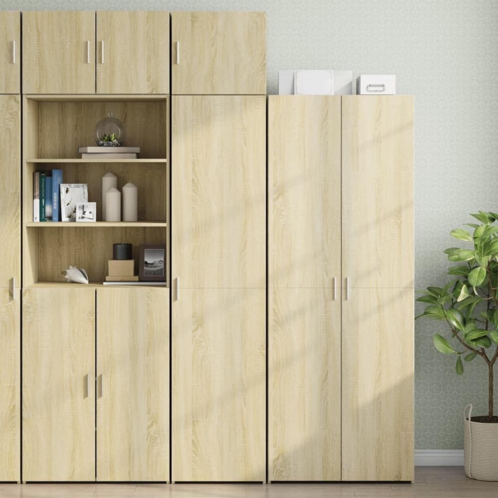 vidaXL Hochschrank Schmal Sonoma-Eiche 45x42,5x225 cm Holzwerkstoff 3281289 Bild 1