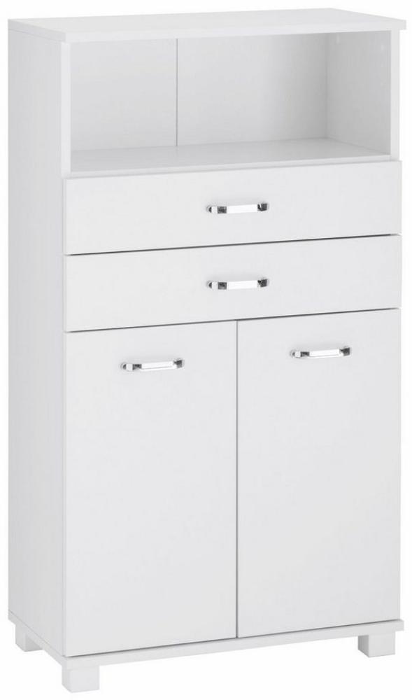 Schildmeyer Midischrank Colli in verschiedenen Farben Breite 60 cm, Badezimmerschrank mit Metallgriffen, Ablageboden Bild 1