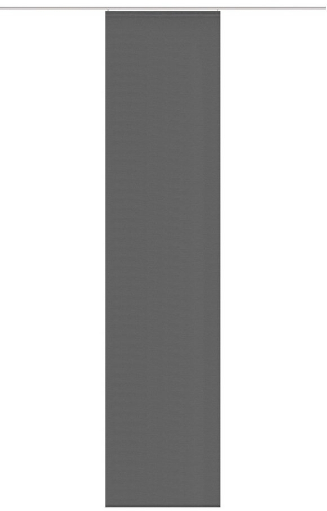 Schmidt Gard Schiebegardine Flächenvorhang BAMBUS 087103, schwarz, 245 x 60 cm, 100% Polyester Bild 1
