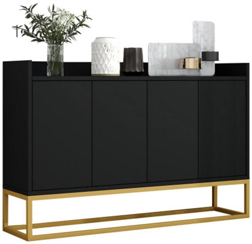 autolock Sideboard Sideboard im Stil 4-türiger griffloser Buffetschrank Bild 1