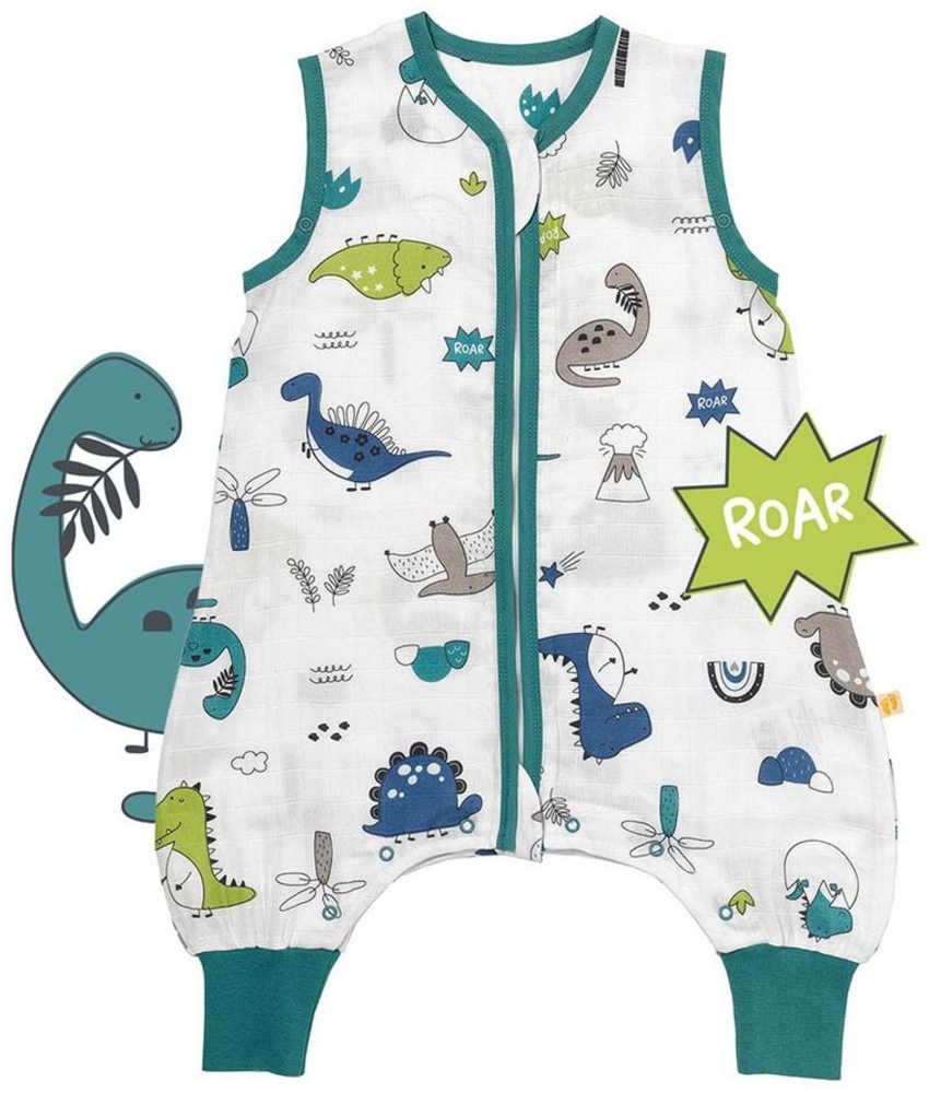 Schlummersack Kinderschlafsack Musselin Schlafsack mit Füßen, 0.5 Tog OEKO-TEX zertifiziert Bild 1