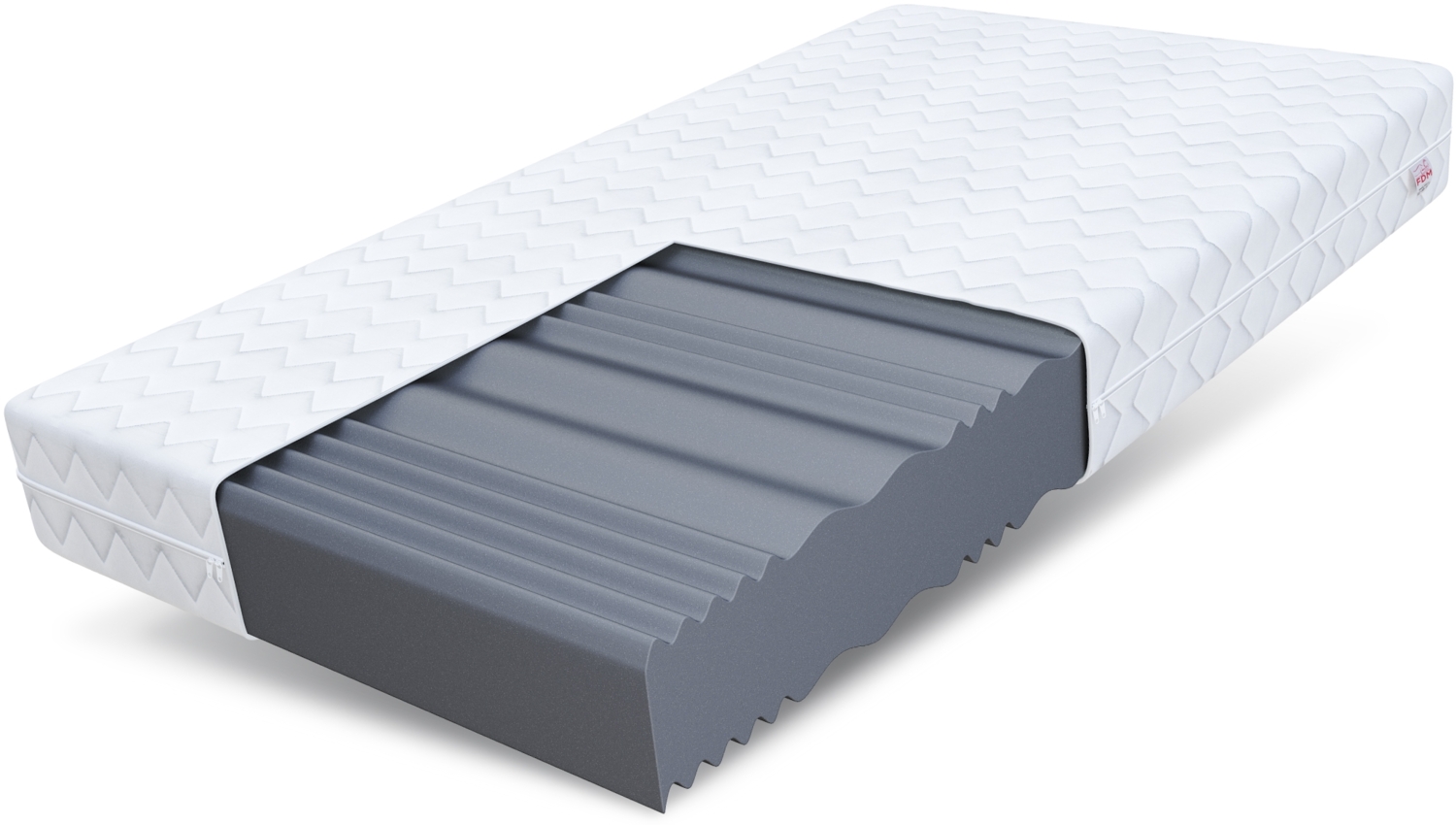 'Comfort Max Double' Kaltschaummatratze, 7-Zonen, H3, Höhe 20 cm, 160x200 cm Bild 1