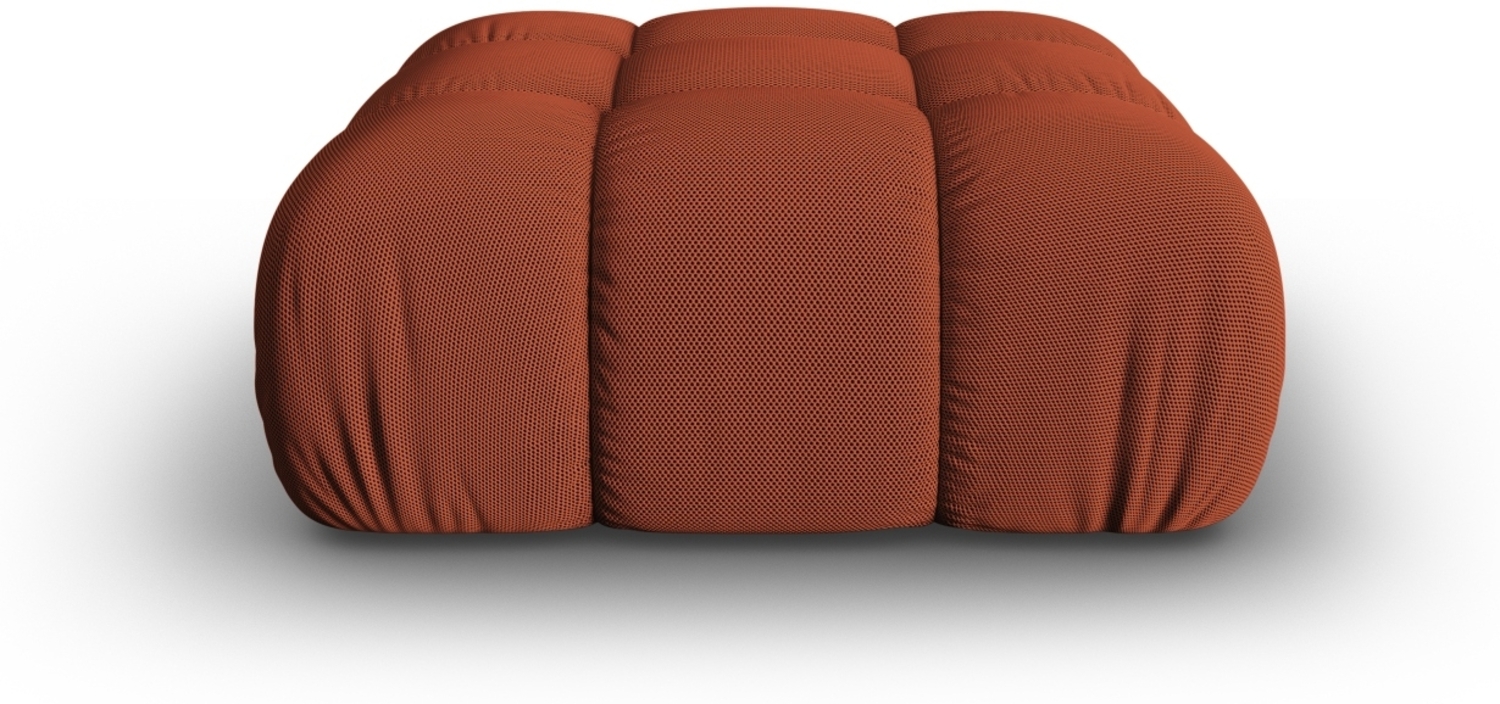 Micadoni Hocker Bellis 3D-Stoff Ziegel Bild 1