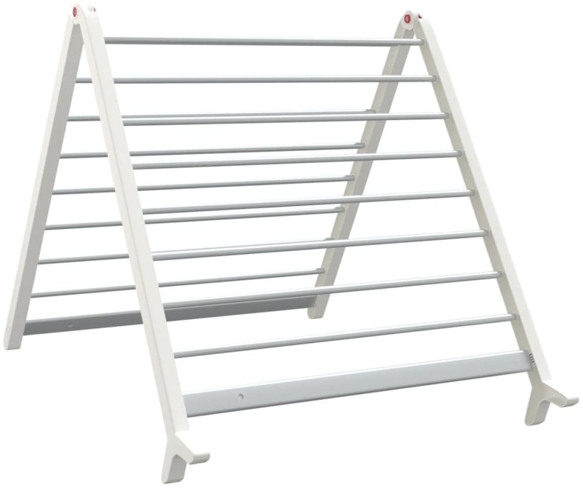 vidaXL Wäscheständer für Badewanne Ausziehbar 53-90 cm Aluminium 154602 Bild 1