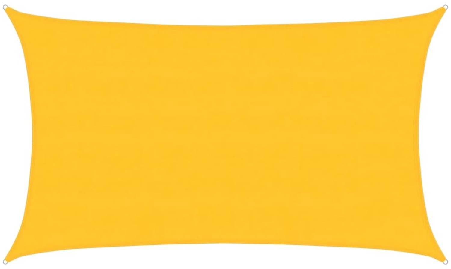 vidaXL Sonnensegel 160 g/m² Rechteckig Gelb 5x8 m HDPE 311578 Bild 1