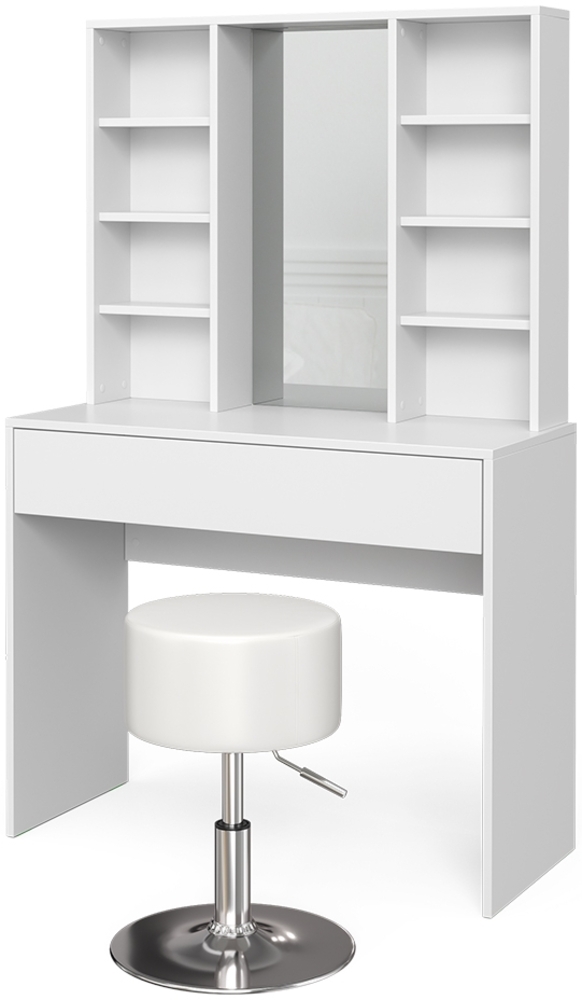 Vicco Schminktisch Weiß 93 cm mit Hocker, Alexa Bild 1