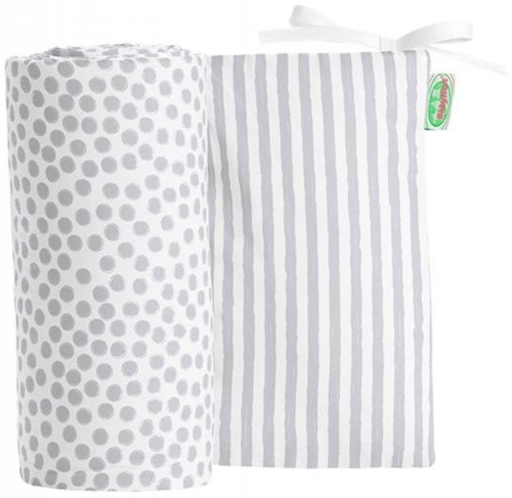Odenwälder 4074 Wende Nestchen Dots/ Stripes Stripes Silber Bild 1