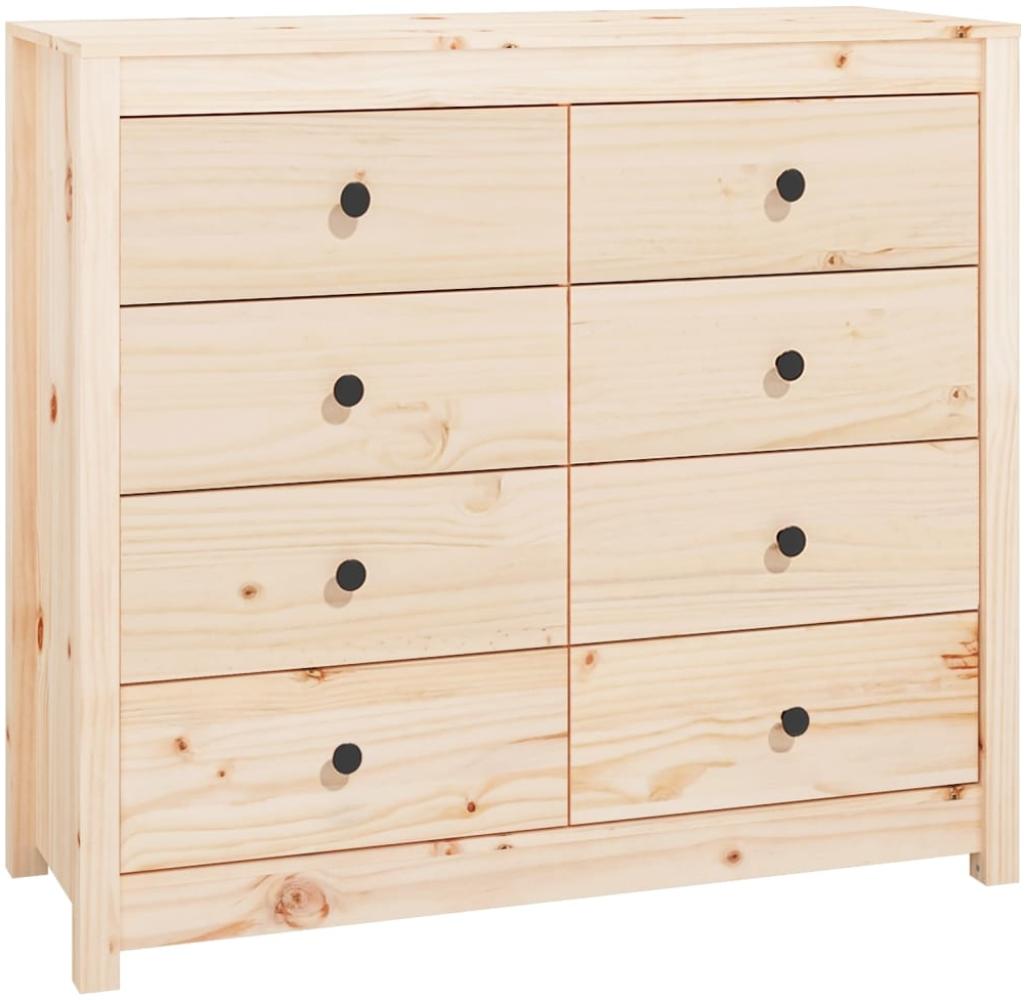 vidaXL Beistellschrank 100x40x90 cm Massivholz Kiefer 821769 Bild 1