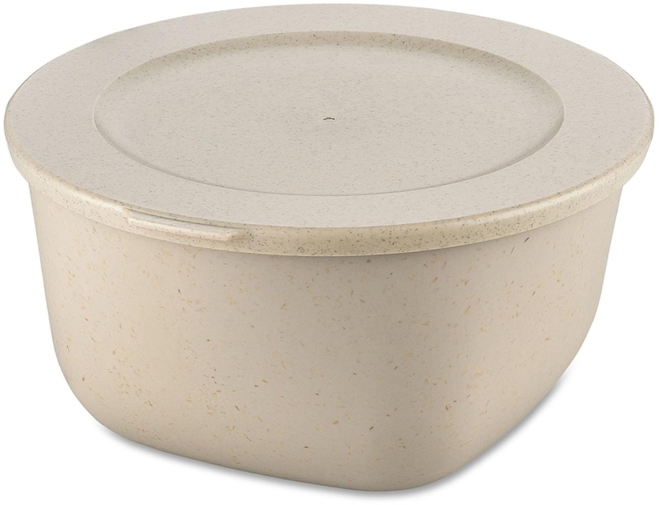 Koziol Dose Connect Box mit Deckel, Schüssel, Schale, Kunststoff-Holz-Mix, Nature Desert Sand, 2 L, 7871700 Bild 1