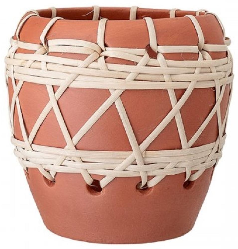 Bloomingville Deko-Blumentopf Terracotta Jute (16,5x17cm) 82045337 Bild 1