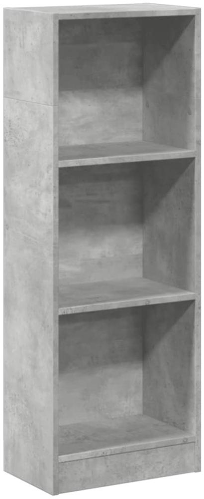 vidaXL Bücherregal Betongrau 40x24x109 cm Holzwerkstoff 857777 Bild 1