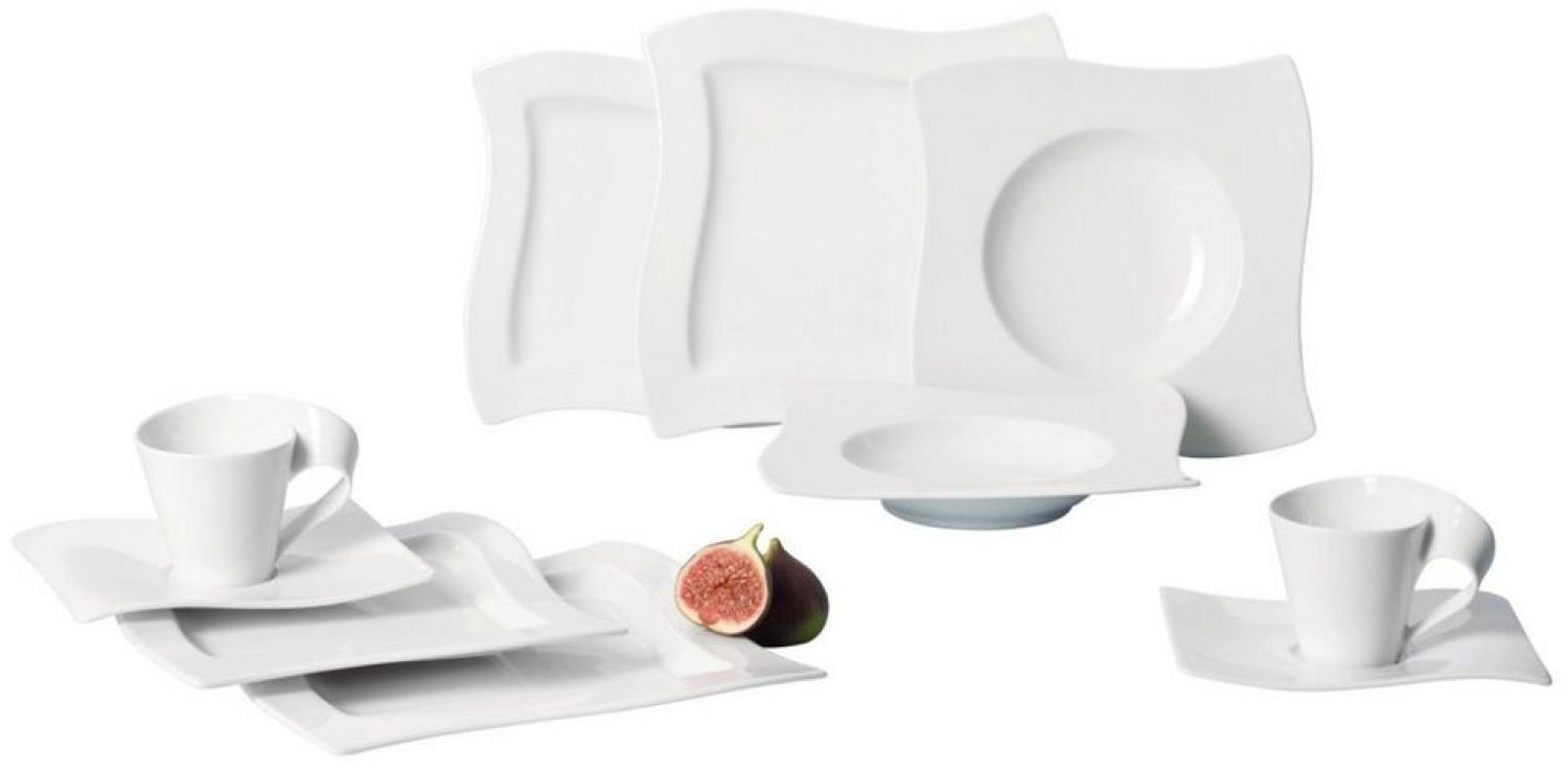 Villeroy & Boch NewWave Basic Set 30tlg. (EC) Premium Porcelain weiß 1025258811 Bild 1