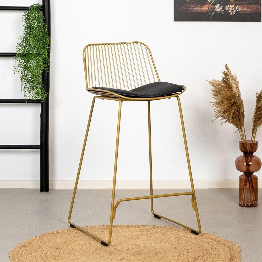 Barhocker Jenny Metall Gold 67 cm Bild 1