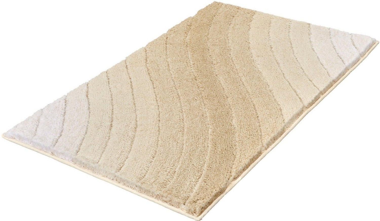 Kleine Wolke Badteppich Tender, Sandbeige 60x60 cm beige, 224099226135 Bild 1