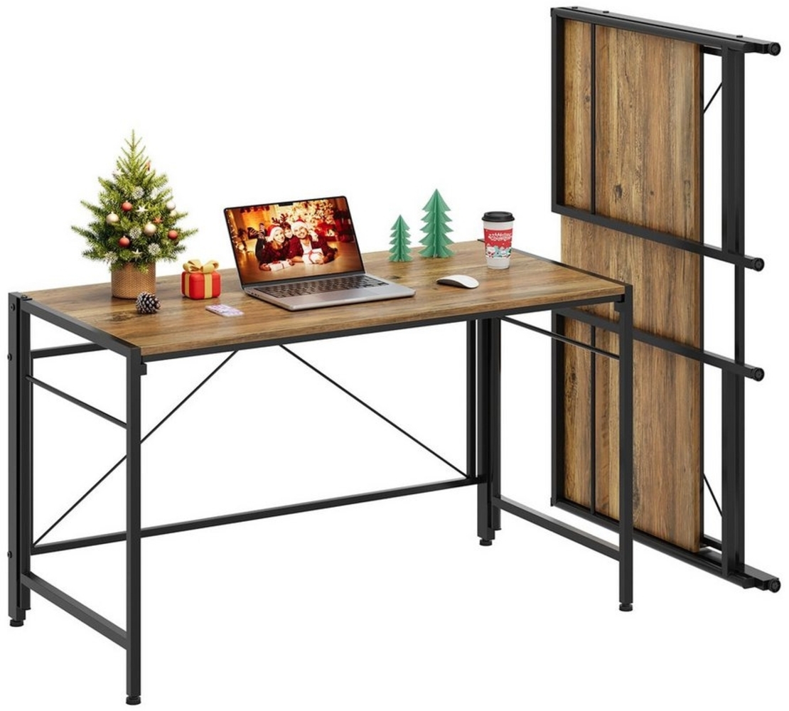 NAIMP Klapptisch Klappschreibtisch Faltbar Tisch Computertisch Platzsparend Bild 1
