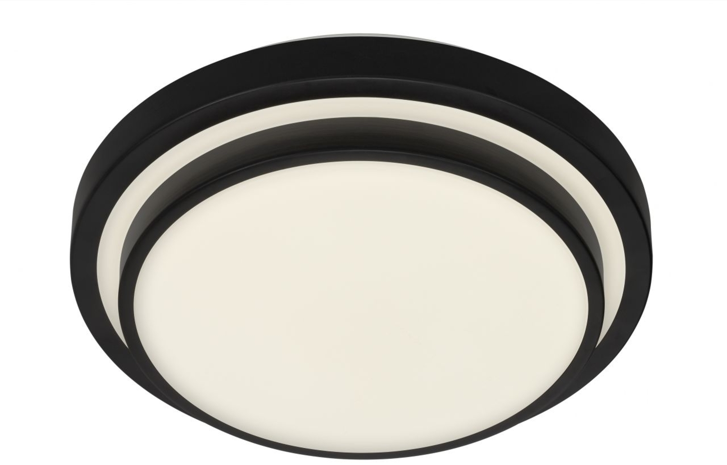 Briloner LED Deckenleuchte Cake schwarz mit Doppelrahmen Bild 1