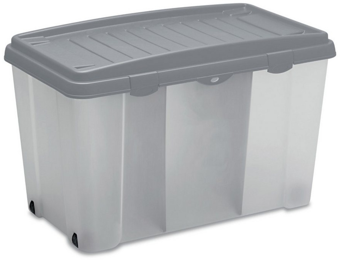 CASARIA® Rollenbox 'Family', Aufbewahrungsbox, grau Bild 1