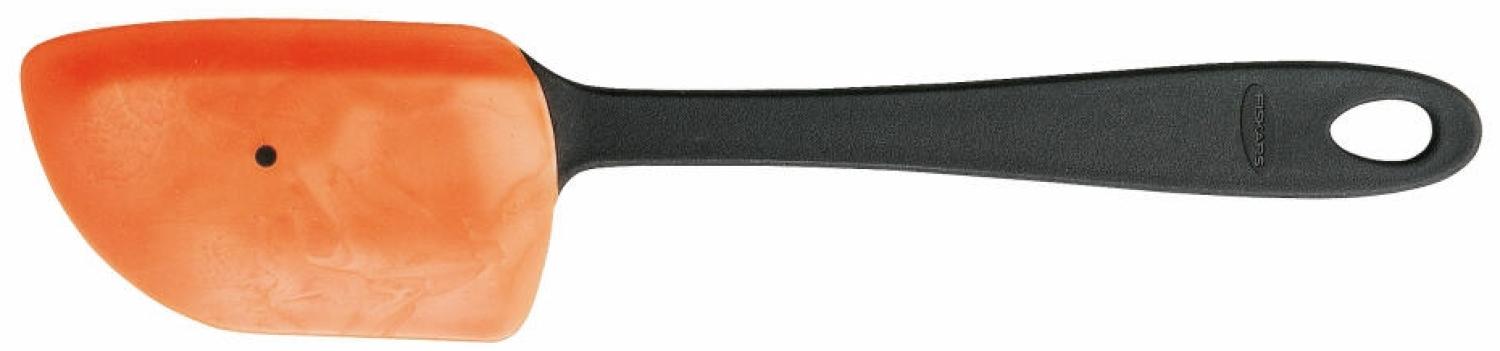 Fiskars Essential Teigschaber mit Silikon, Teig Schaber, Küchenschaber, Küchenhelfer, Kunststoff, 26 cm, 1023803 Bild 1