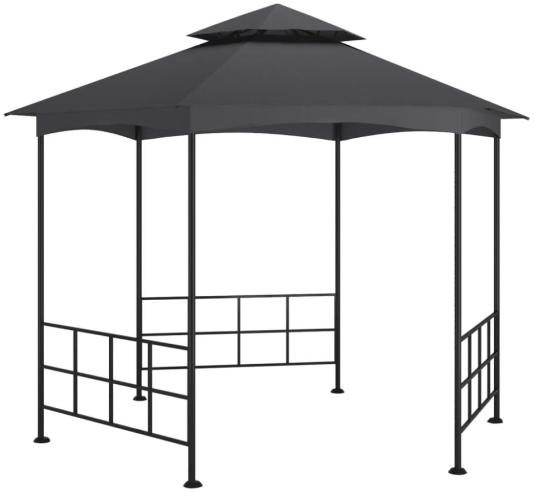 vidaXL Pavillon mit Seitenwänden 3,1x2,7 m Anthrazit 313933 Bild 1